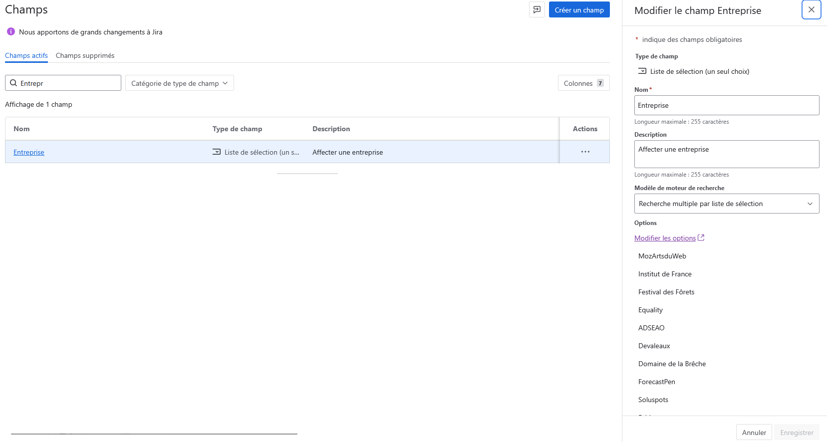 &#39;ChampsEntreprise&#39;